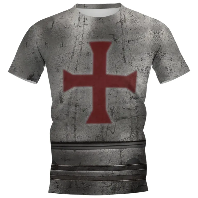 Cloocl Erkekler T-Shirt Viking Dövme Zırhı 3D Desen Baskılı Kadın Gömlek Unisex Kısa Kol Harajuku Gündelik Sokak Giyim Üstleri 220509