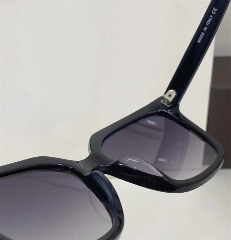Klasyczne T męskie okulary przeciwsłoneczne Designer Designer Square bursztynowy rama octanowa zielona soczewka prosta obfite wszechstronne słońce spolaryzowane Ligh3040