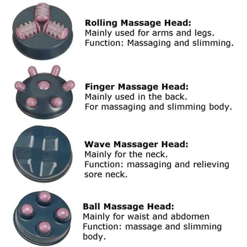 Elektrische Body Massager Afslanken Anti-cellulite Machine Massage Vrouwen/Mannen Full Body Slim Relax Professionele Tool roll 220408