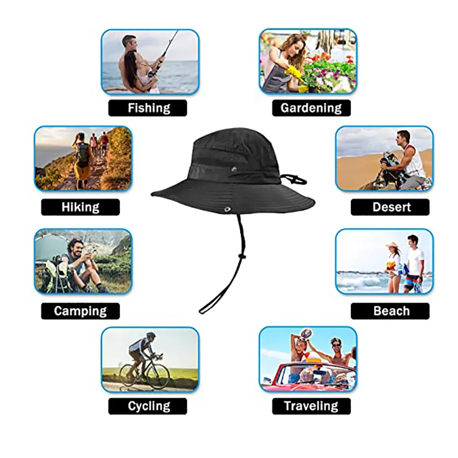 1 adet Geniş Ağız Güneş Şapka Örgü Kova Şapka Hafif Açık Şapka Açık Hava Aktiviteleri için Mükemmel
