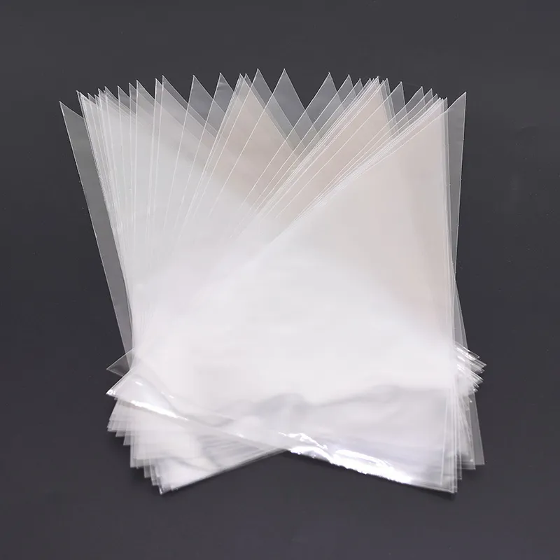 Clear Cellophane Packing Bag Transparent Cone Candy For DIY Wedding Birthday Party Favors Bag Popcorn Plastic Bags 