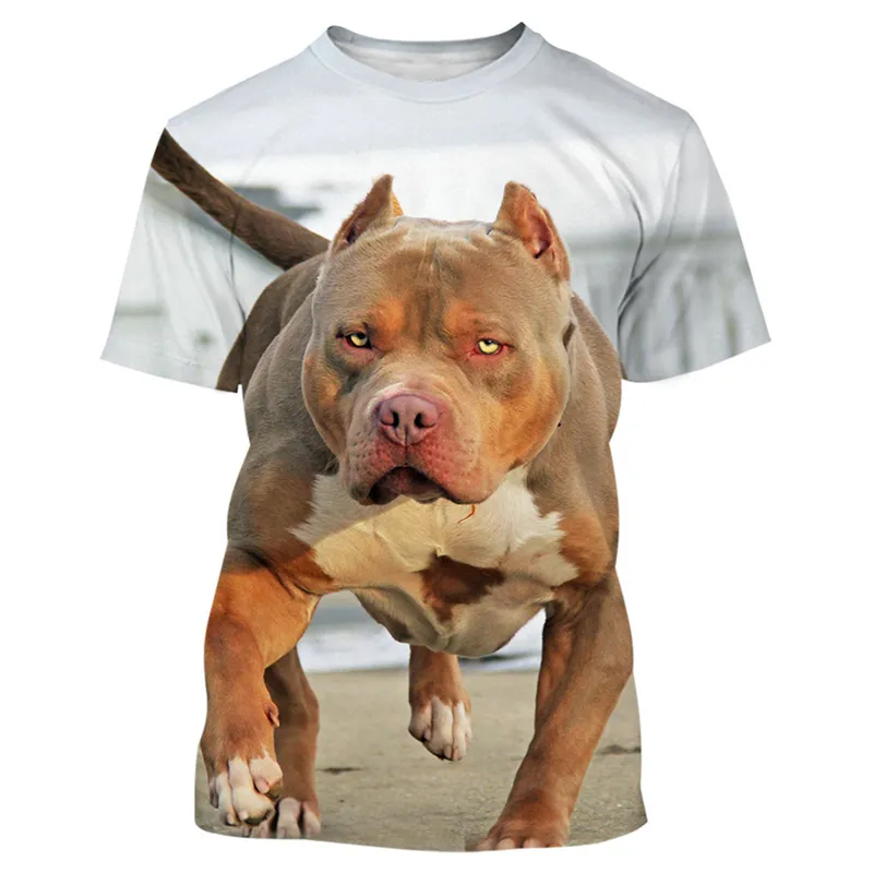 Animal French Bulldog 3D Print Tshirts Homens Mulheres Moda de verão Casual Oneck Manga curta Harajuku Streetwear Opeversizeds Tops 220607