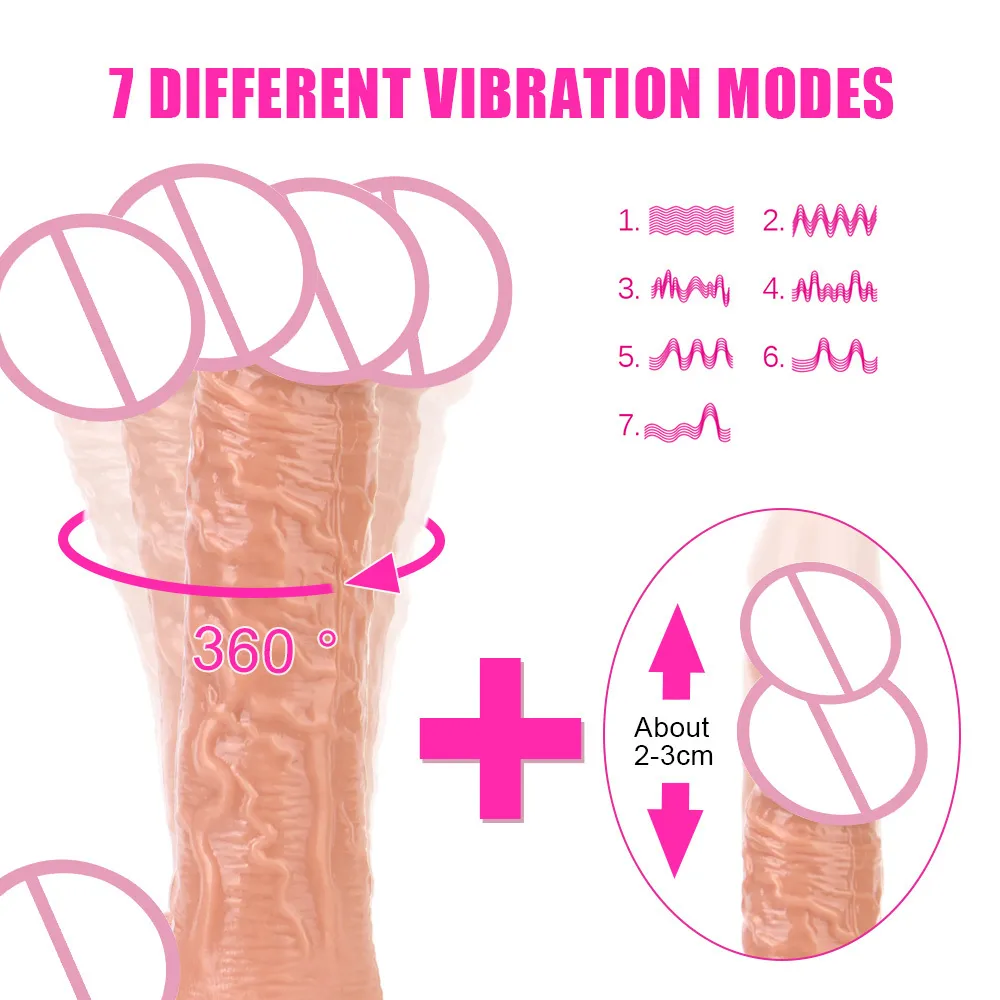 Olo realistiska penisvibrator fjärrkontroll Uppvärmning av dildo silikon stora kuk sexiga leksaker för kvinnor lesbiska