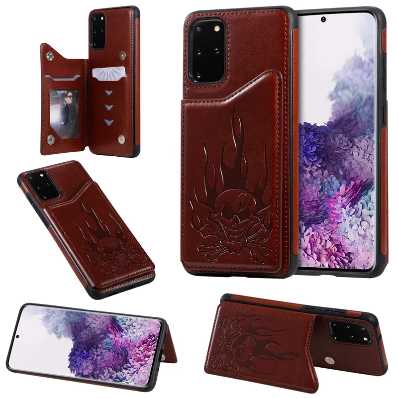 Модные тисненные кошельки для Samsung S8 S9 S10 S20 PLUS S10E S105G S20ULTRA Примечание 8 9 10 20ultra A50 / A50S / A30S Cover