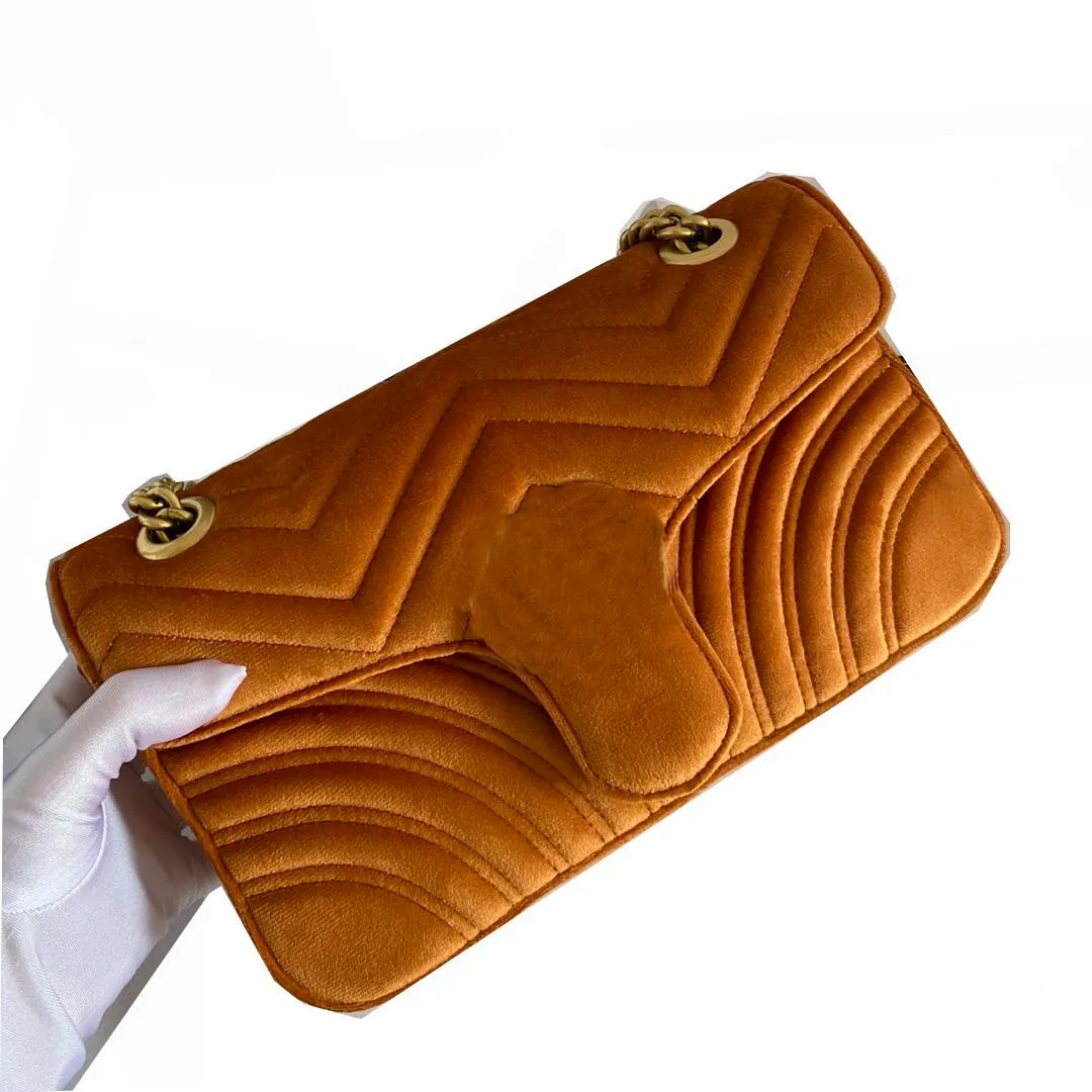 2022 Высококачественные бархатные сумки сумочки женские сумки для плеча Sylvie Сумочки кошельки цепь модные сумки поперечного кузова 443497239y