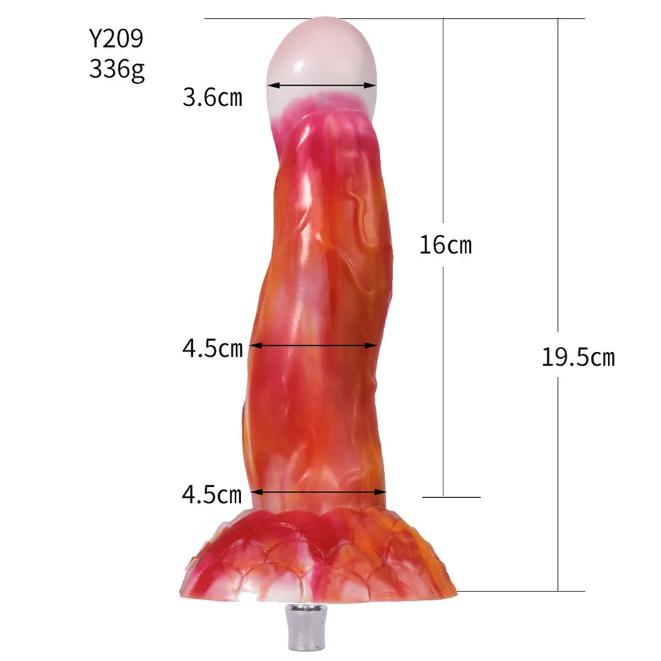 Rough Beast Flame Red Dildos för Sexig Machine Quick Plug/Vac-U-Lock Love Accessories Toys Product Women Girl