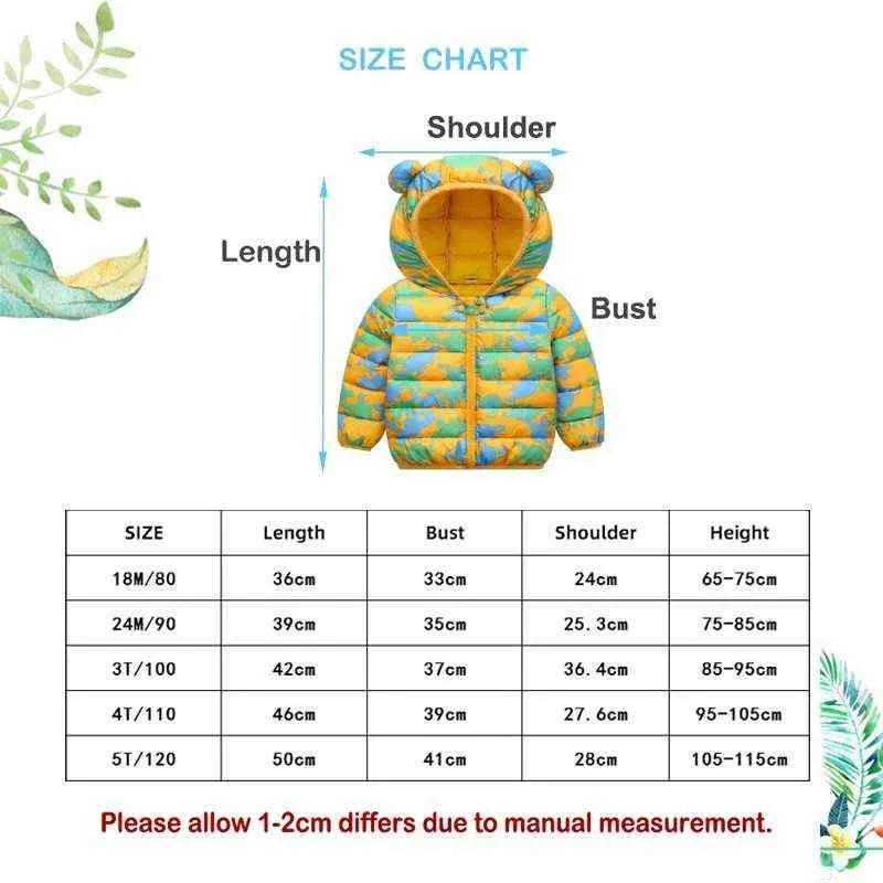 Vêtements pour enfants 2022 printemps et automne hiver nouveau dessin animé enfants vers le bas coton matelassé veste enfants coton matelassé veste J220718