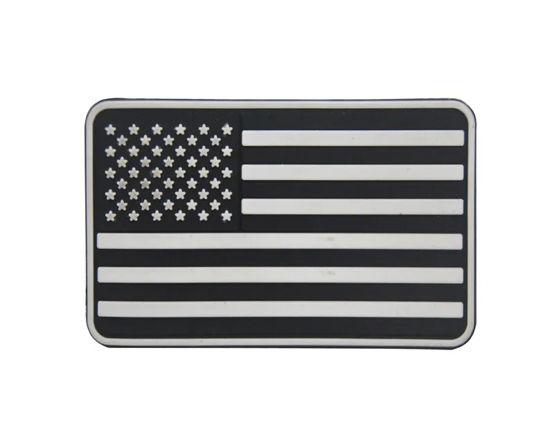 US Flag PVC Patch USA United States of America Military Patch Tactical Emblem American Rubber Flag Badges