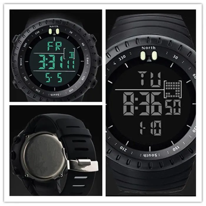 Outdoor Sport Digital Watch Men Sports Watches для мужчин, управляемых секундомером, военные светодиодные электронные часы на запястье Men 2204115605283