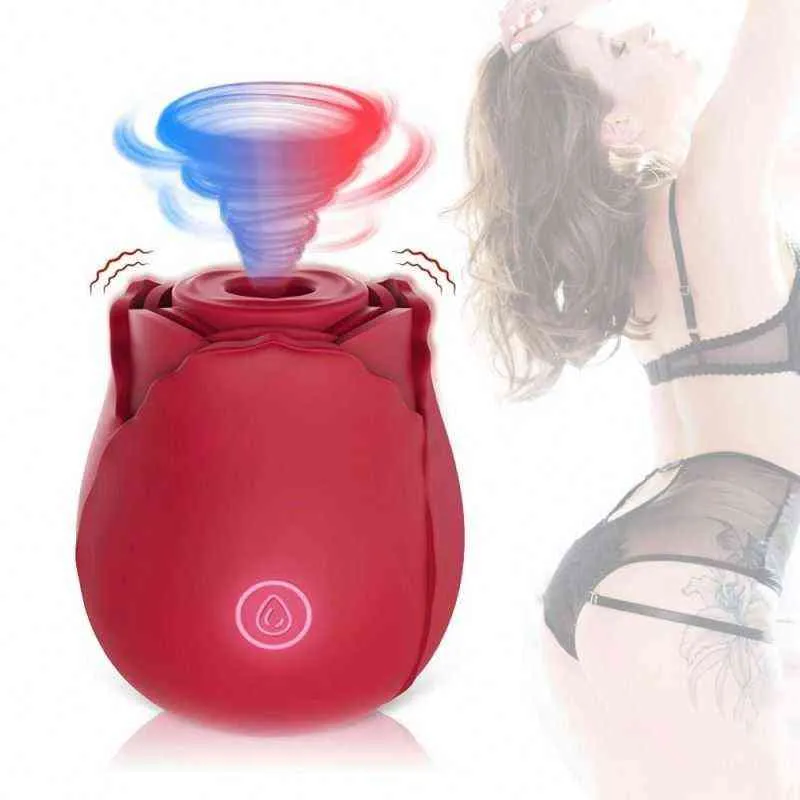 NXY Vibromasseurs Langue Lécher Sucer Mamelon Clitoris Sucker Stimulateur Clitoridien Rose Rouge Vibrant Sex Toy Rose 0411