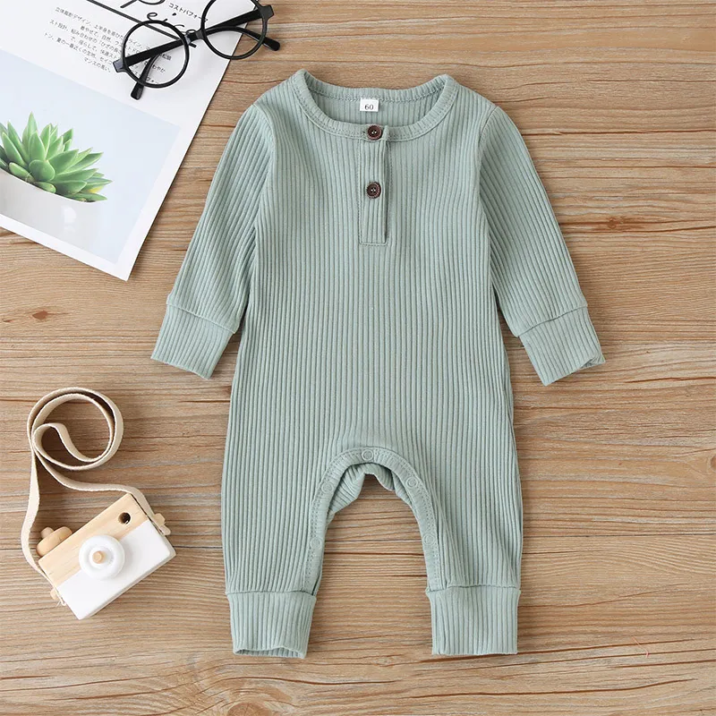 Herbst geboren Säuglingsbaby Jungen Mädchen Overall Overalls Baumwolle Langarm Baby Overall geboren Kleidung 220707