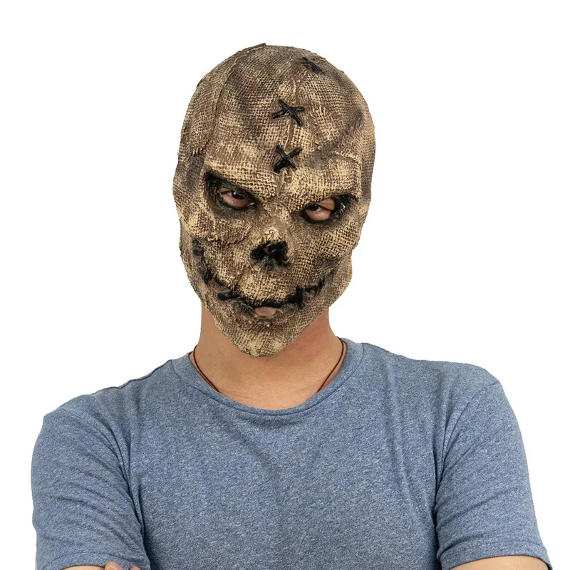 Horror zabójcza maska ​​czaszka Cosplay Scary szkielet lateks maski kask Halloween Costume Props 220715