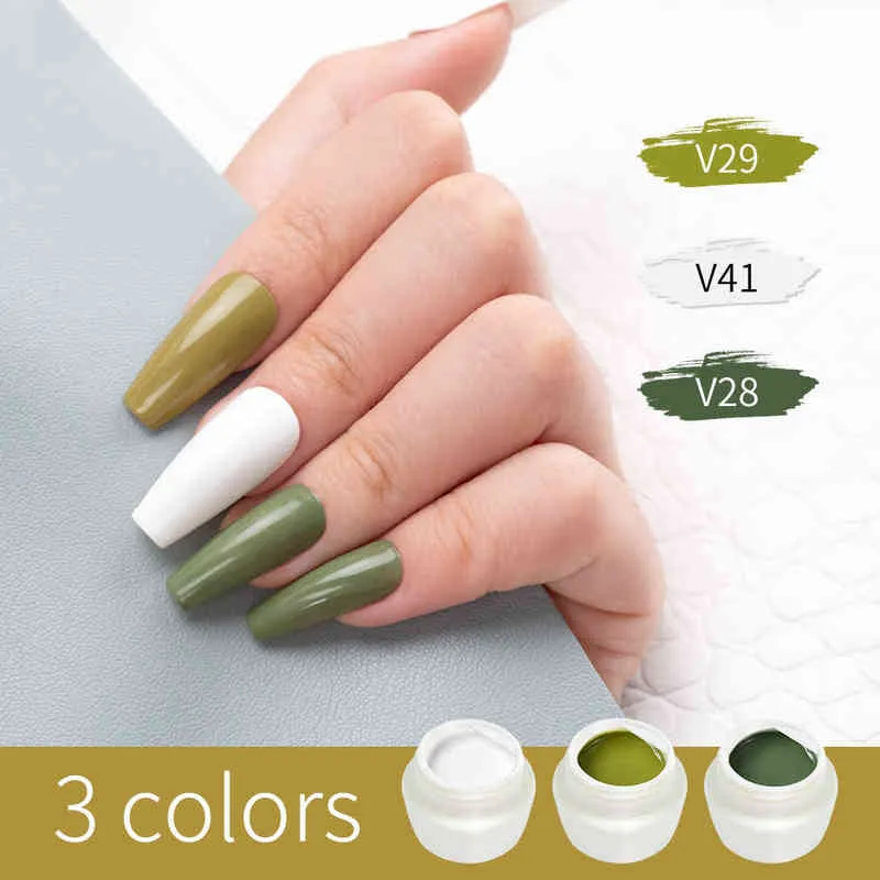 Nxy nail gel kit كيت 5 جرام اللوحة soild الطين سميكة uv led شبه الدائم الجمال s البولندية تغطية كبيرة الورنيش 0328