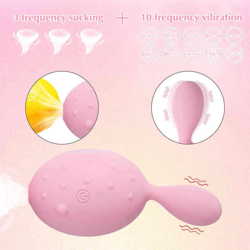 NXY Vibrators Clitoris Sucking Female Vibrator Nipple Clamp Vagina G-Spot Stimulator Women Intimate Goods Silicone Dildo Sex Toys For Woman 220427