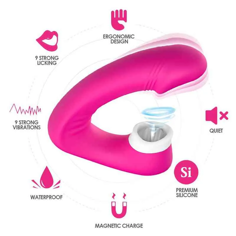 NXY Vibrators Vibrador de placer para mujer juguetes estimulacin l cltoris succin estimulador l punto G regalo fiesta 0406