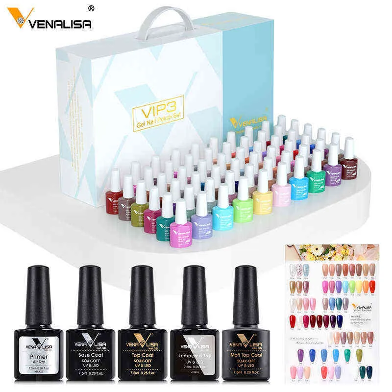 NXY Nail Gel 65 pièces * 7 5ml ensemble de vernis Vip3 Kit nouveauté paillettes couleurs Art professionnel belle 0328