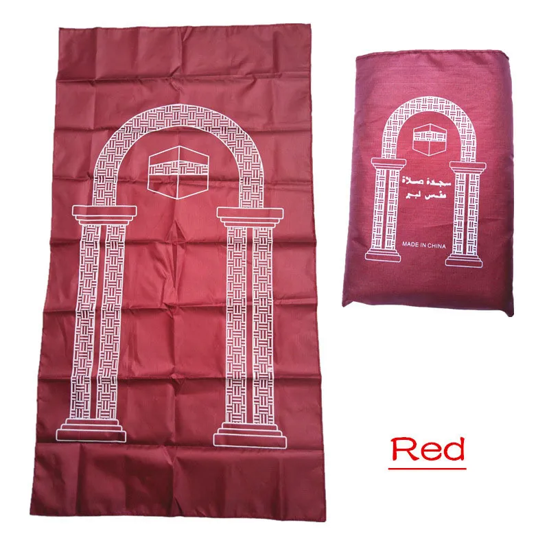 Tapis de prière musulman islamique Portable, 10 pièces, tapis imperméable en PU, pour voyage en plein air, pour la maison, 220401