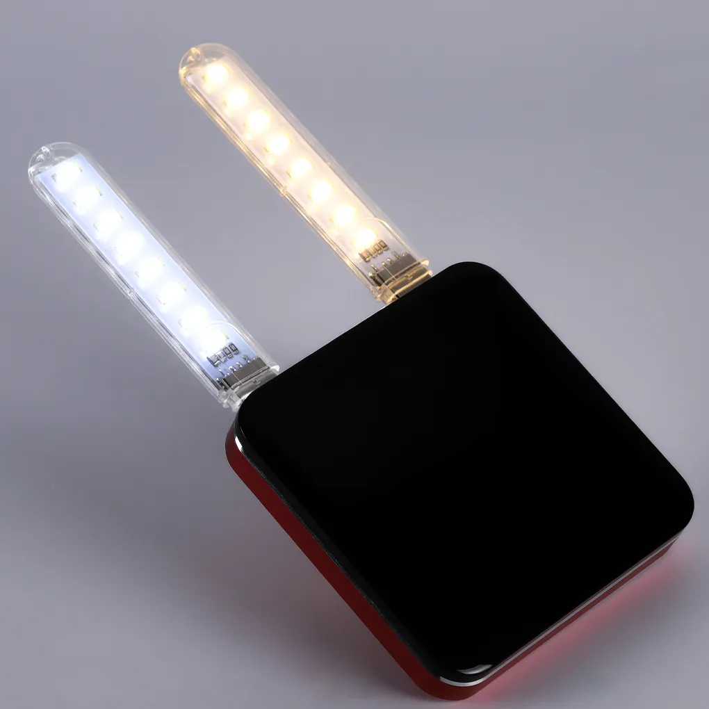 Mini Portable USB Gadgets LED Book Light DC5V Ultra Bright Reading Book Lamp 3leds 8leds Lights For Power Bank PC Laptop Notebook
