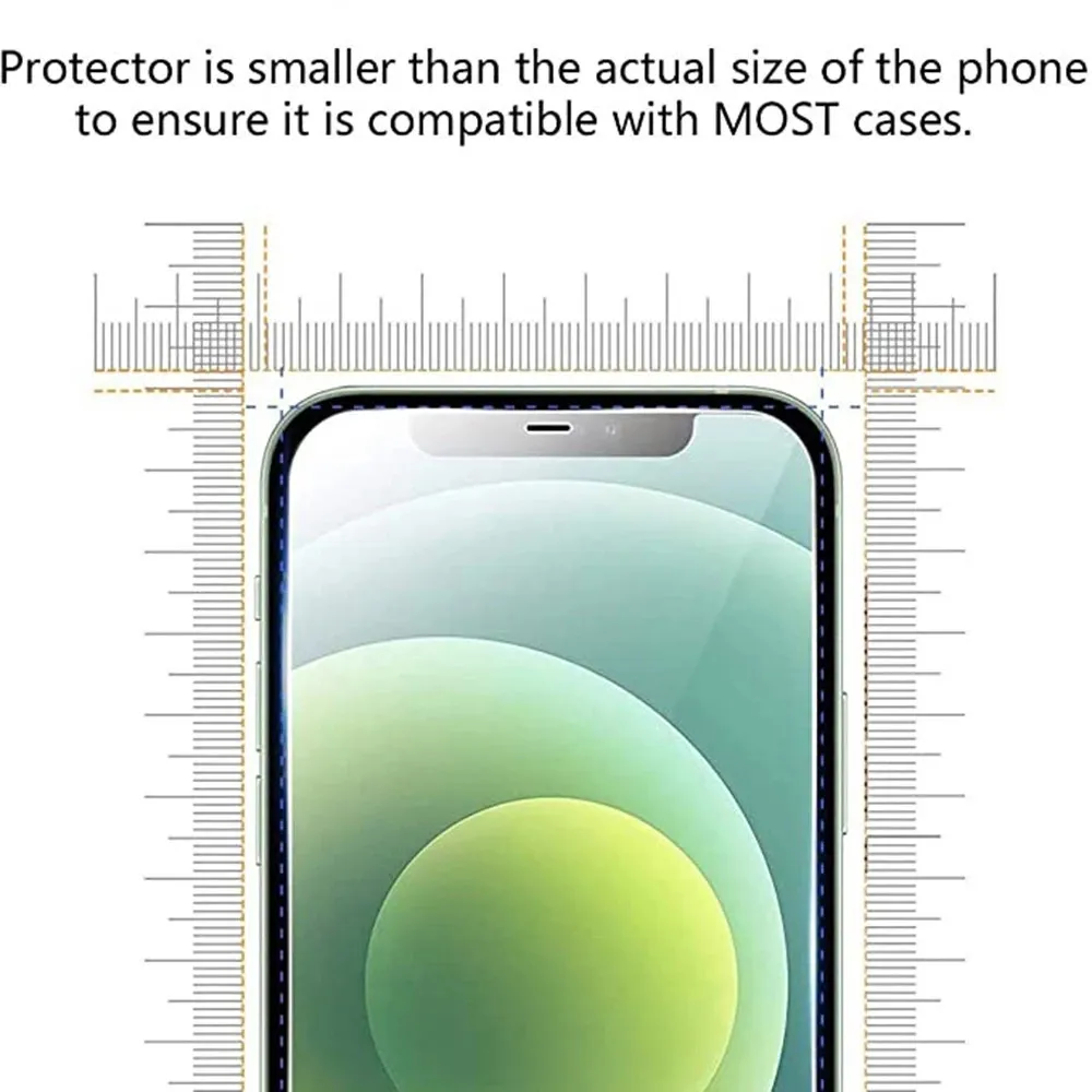 10d Glass protettivo sulla protezione dello schermo iPhone 7 8 6 6s Plus 11 12 13 Pro xr xs Max SE 5 5S2259391