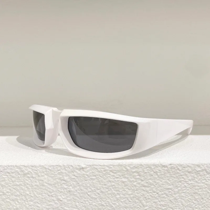 Polariserade landningsglasögon solglasögon SPR25 Män Wrap-Around Front Desinger Sports Rettangolare Glasses Manliga yrke HD-linser Clu224x