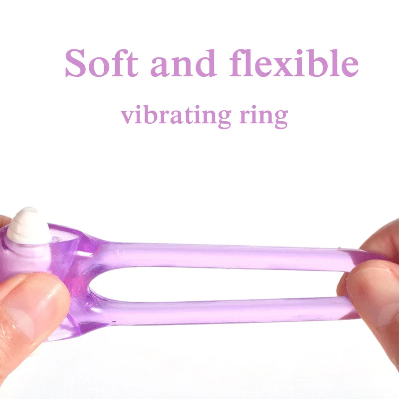 Vibrierender Penisring, 3 Arten, langlebig, Penis-Vibrator, sexy Spielzeug für Männer, Verzögerung der Ejakulation, Stimulation der Klitoris, Spielzeug für Paare