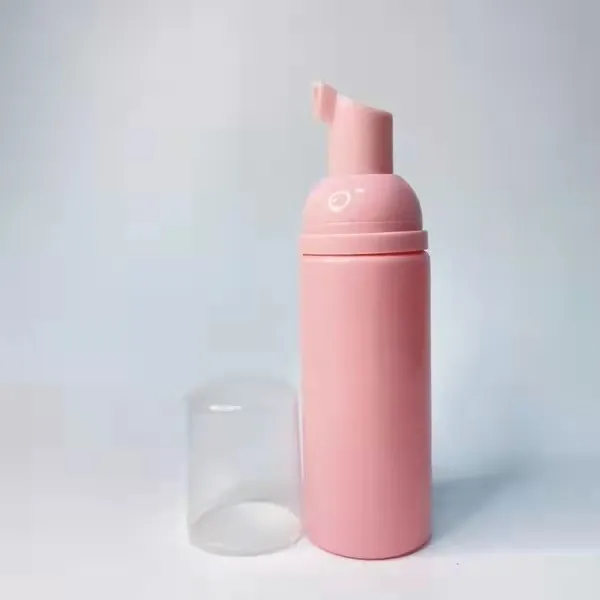 60 мл пенопластовой бутылки пластиковой бутылочной диспенсер для лосьона для шампуня для бутылки для бутылки для бутылки и чистящей щетки 220726