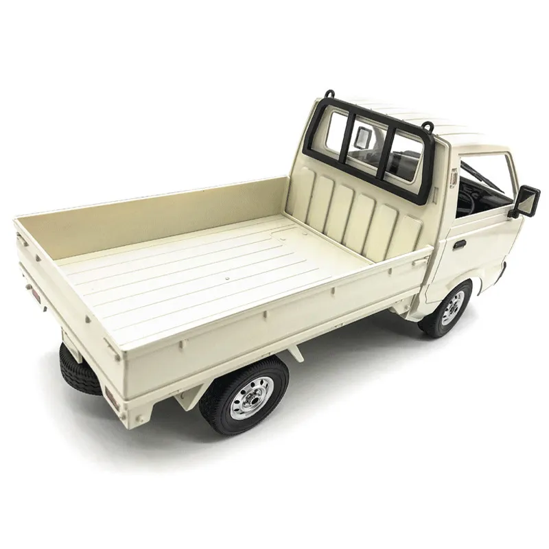 WPL D12 1/10 2WD RC Auto Simulatie Drift Truck Geborsteld 260 Motor Klimmen LED Licht On-Road Speelgoed voor Jongens Kids Gifts 220418