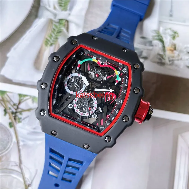 3-pin 2022 Fashion Brand Automatic Watches Men's Waterproof Skeleton Wrist Watch With women men Leather strap231t