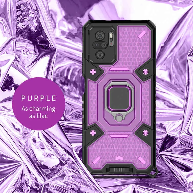 Armor Fodral för Xiaomi 10T Lite 11 Pro Ultra MI X3 NFC RedMi Note 10 9 Pro Max Redmi 9a 9c Note 10s 9s 8 Pro Telefon Cover Funda