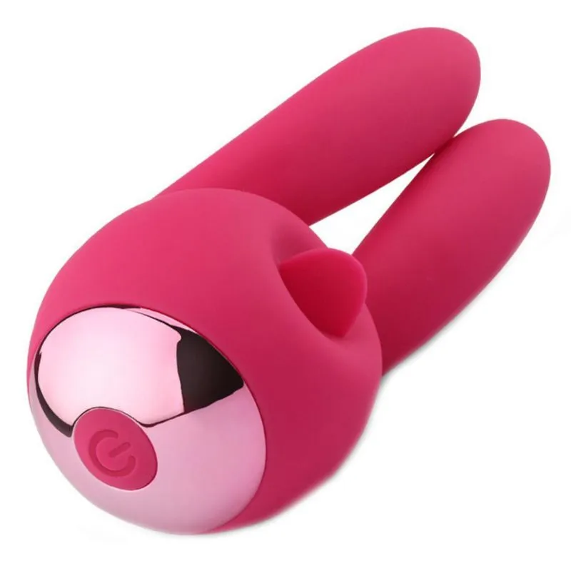 20RD Silicone Rabbit Vibrator G-spot Clitoris Stimulation Magnetic USB Rechargeable Massager Adult sexy Toy for Women