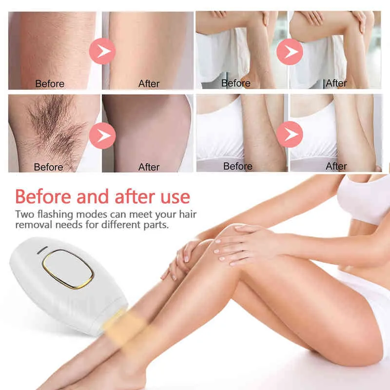 Haar Remover Epilator Bikini Vrouwen Permanente IPL Onthering 999999 Flash Photoepilator Pijnloos Thuisgebruik Apparaten 220624