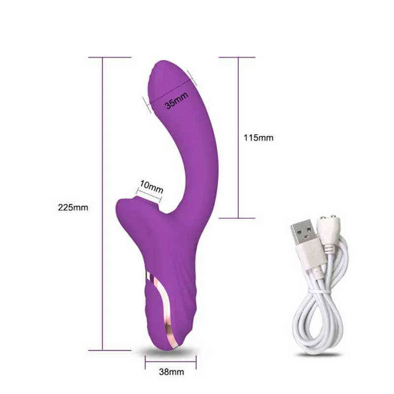 Nxy Vibrators Vibrador de Cuccin Cltoris Para Mujer SevaluLador Vagina Femenina Consolador Punto G Realista Varita Mgica Juguetes Sexuales 0408