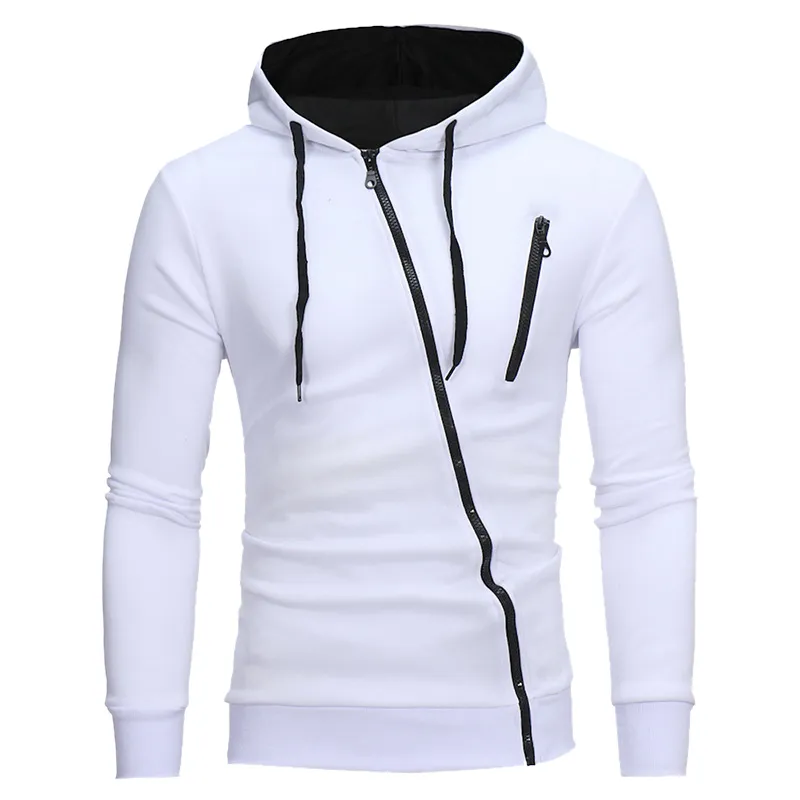 Sweat à capuche pour hommes automne décontracté à manches longues sweat-shirts à capuche Slim fermeture éclair sweat-shirt à capuche Streetwear 220325