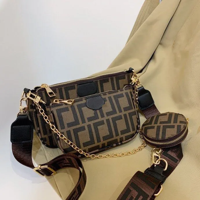 حقائب اليد للسيدات أكياس الكتف العلامة التجارية Messenger Bag zipper fashion luxurys مصممين حقائب الجلود محفظة عبر الجسم W240s