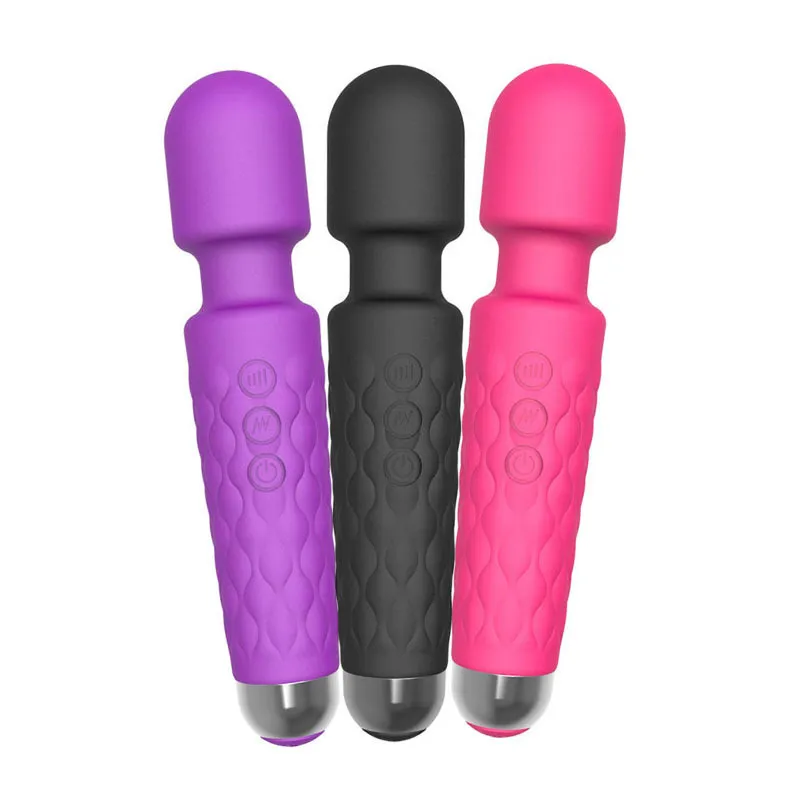 20 Frekvens Magic Wand Vibrator Kvinnlig Sexig leksak för kvinnor klitoris stimulator dildo shop leksaker vuxen masturbator massager