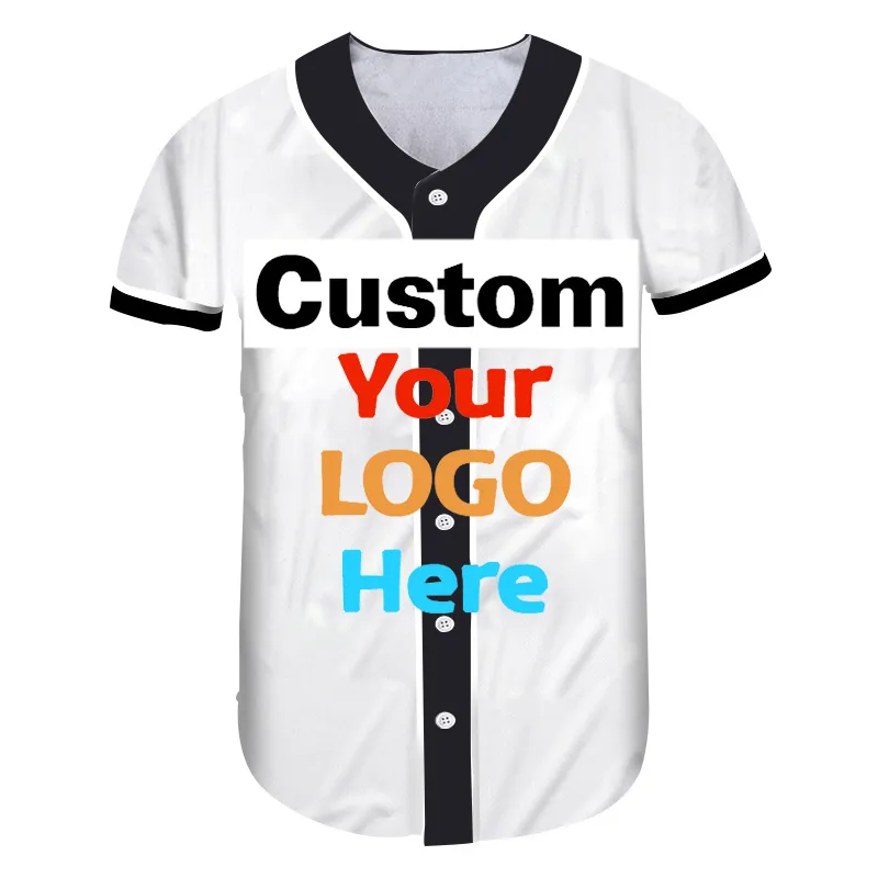 Maßgeschneiderte Baseball-T-Shirts, Jersey, fügen Sie Ihr eigenes Design hinzu, Name, Nummer, Clipart oder Text, T-Shirt, DIY, Team-Uniform, Oberteile, Kleidung, S 7XL 220704