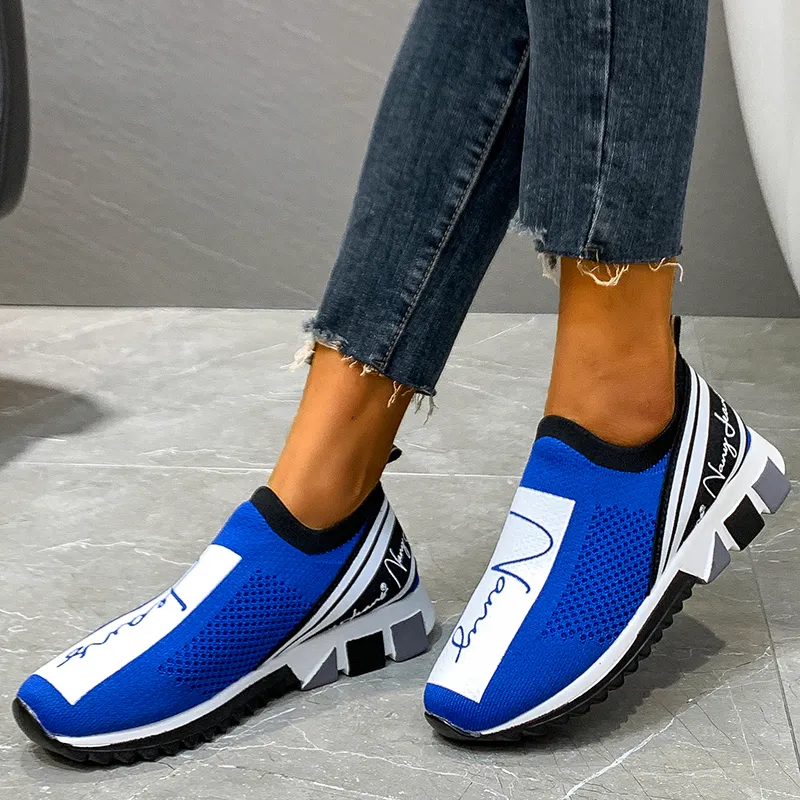 Luxe hardloopschoenen voor vrouwen slip-on wandelschoenen vrouw sneakers ontwerper ademende unisex sportschoenen dame chaussures femme 220527