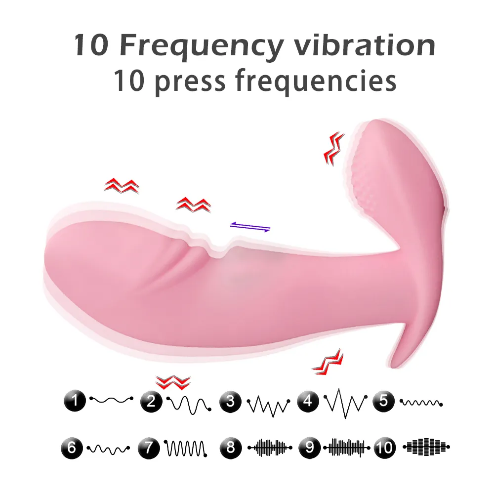 Giocattolo sexy del vibratore di scossa del vibratore la vagina del punto G senza fili a distanza del masturbatore della donna stimola i giocattoli indossabili le coppie
