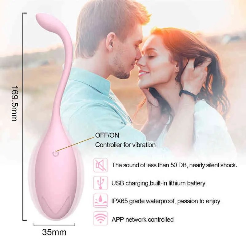 NXY vibrators Secret Vibrator Waterdicht 12 + 1Frequentie Siliconen Kegel Bal Love Egg voor vrouwen en paar paars 0411