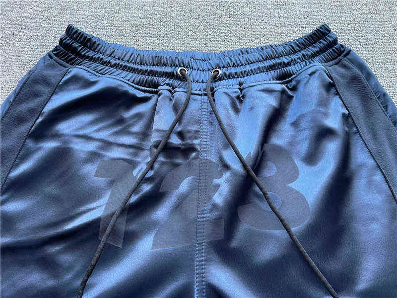 Vintage Blue RRR123 Mesh Shorts Mężczyźni Kobiety Najlepsza jakość RRR 123 Krótkie krótkie