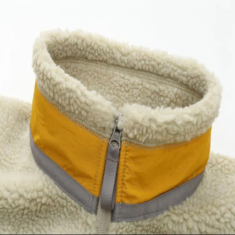 デザイナー24SSメンズジャケット厚いウォームダウンクラシックアントム冬カップルモデルラムカシミアフリースコート男性服