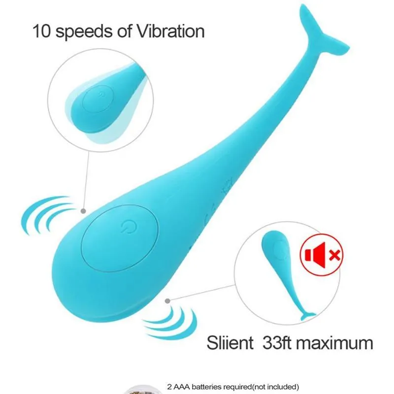 Controle remoto sem fio Egg vibratória Toys sexy vibrador G-spot Small Whale Adult Products 18