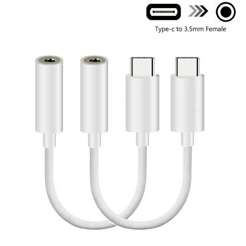 Micro -тип C до 3,5 мм адаптер Джека Aux для Huawei P20 Pro Honor20 10 Adaptador USB C -Cable Cable Cable Connectors Audio Converter