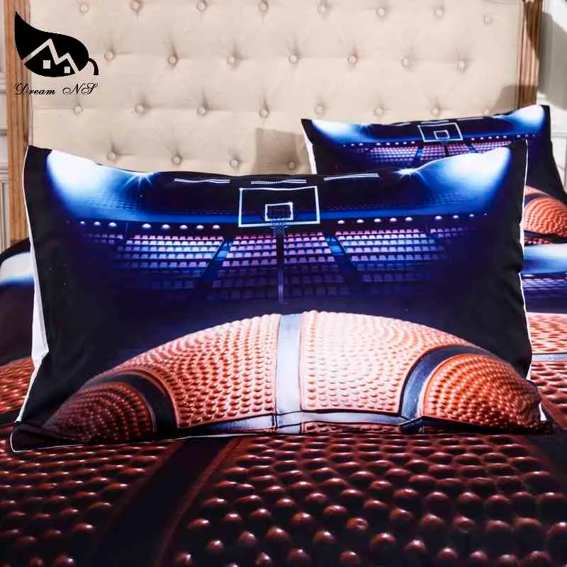 Dream NS 3D Basketball 2/3 st quilt Cover Fashion Sports Bedding dekbed met Pillowcases EU/Au/US Size Queen King