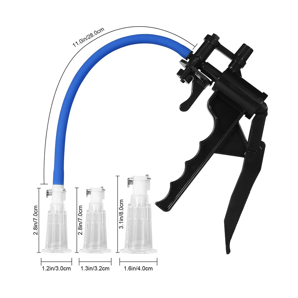 Stimolatore ventosa capezzoli clitorideo Ingranditore del seno Tazze pompa a vuoto BDSM Giocattoli sexy Capezzoli manuali le donne