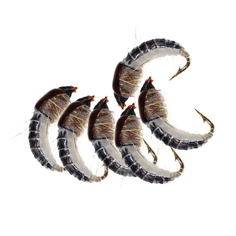 24117 قطعة تشكيلة ذباب صيد الذباب مجموعة مقاومة للماء DryWet الحوريات غاسل سمك السلمون المرقط باس إغراء 220702
