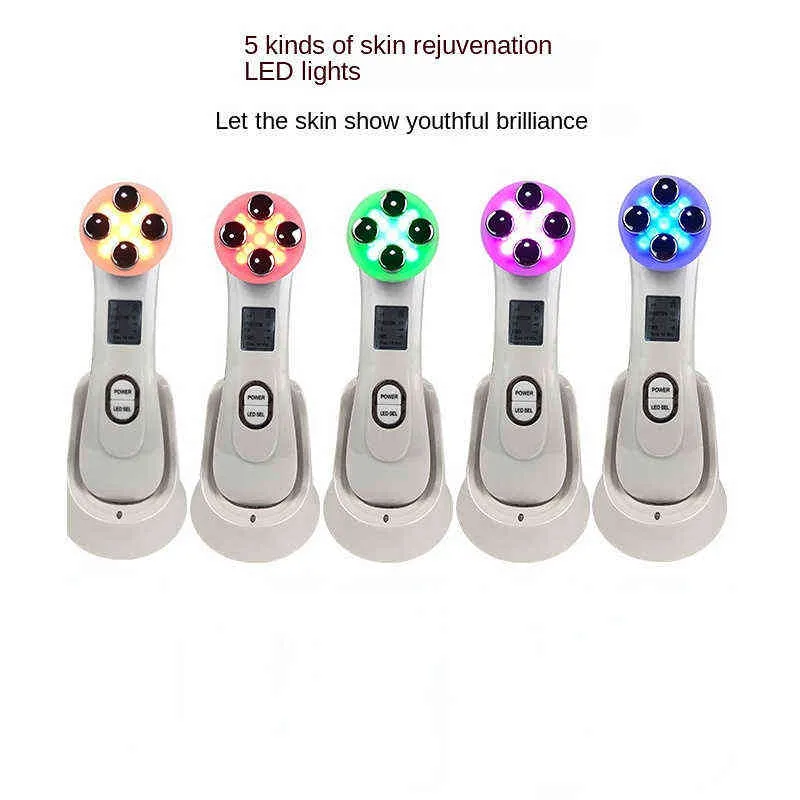 RF multifunctionele EMS Micro-Current Color Light Introductie Introductie Instrument Schoonheid Lift Firming Face-Lifting 220513