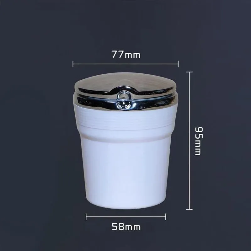 Car Creative Personality ashtray For FR Ibiza 6l 6j 6p Leon Altea MK3 With Led Lights cigarette dustbin 2205238408939