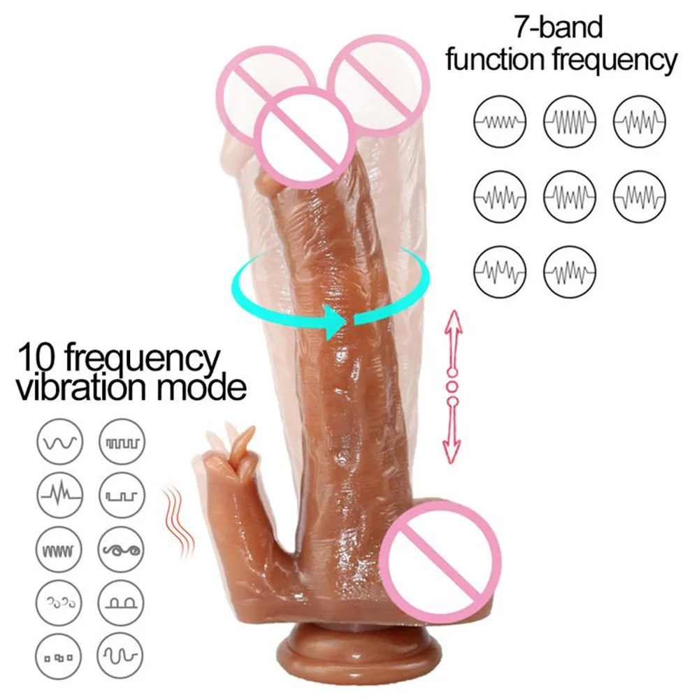 Realistyczny penis ssanie puchar DICK DILDOS dla kobiet seksownych sklepu duże zabawki teleskopowe wielki wibrator teleskopowy