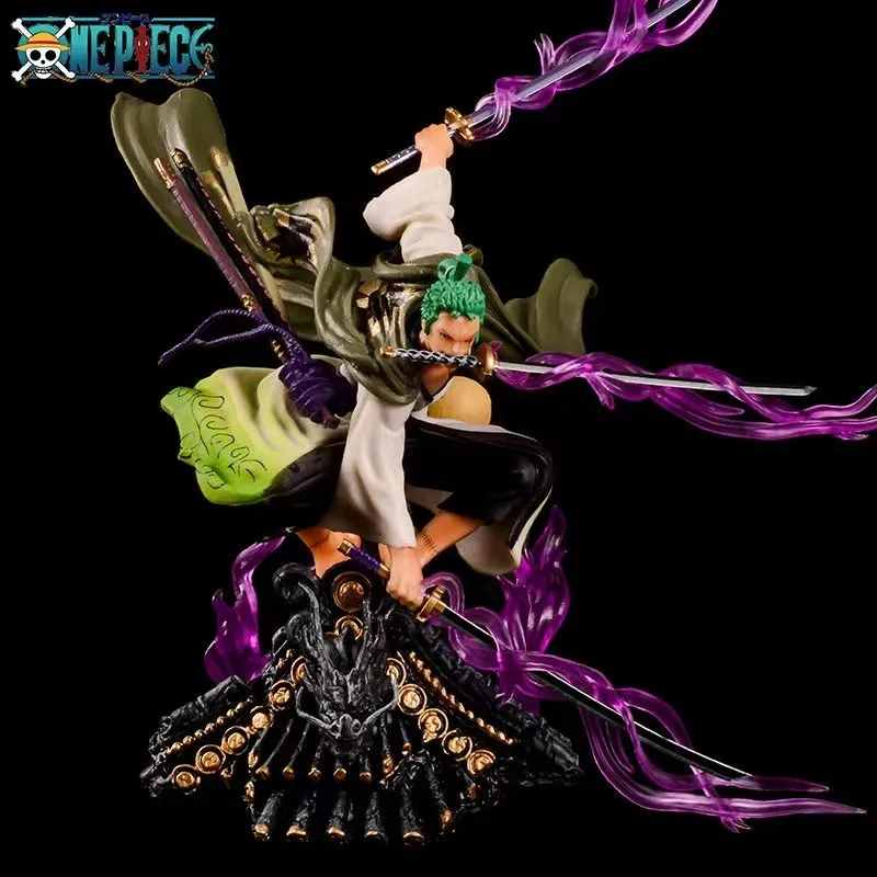 20 cm Roronoa Zoro Figurine Anime Action Figuur volwassen kinderen Toys Manga Kids Cartoon Dolls Gift PVC Model Decoratie 220802